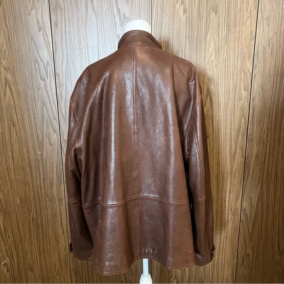 Vintage Orvis Leather Coat - Picture 3 of 14